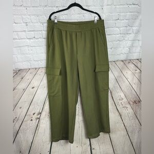 🆕 Old Navy Active Size XL Tall Wide Leg High Rise Cargo Utility Sweatpants